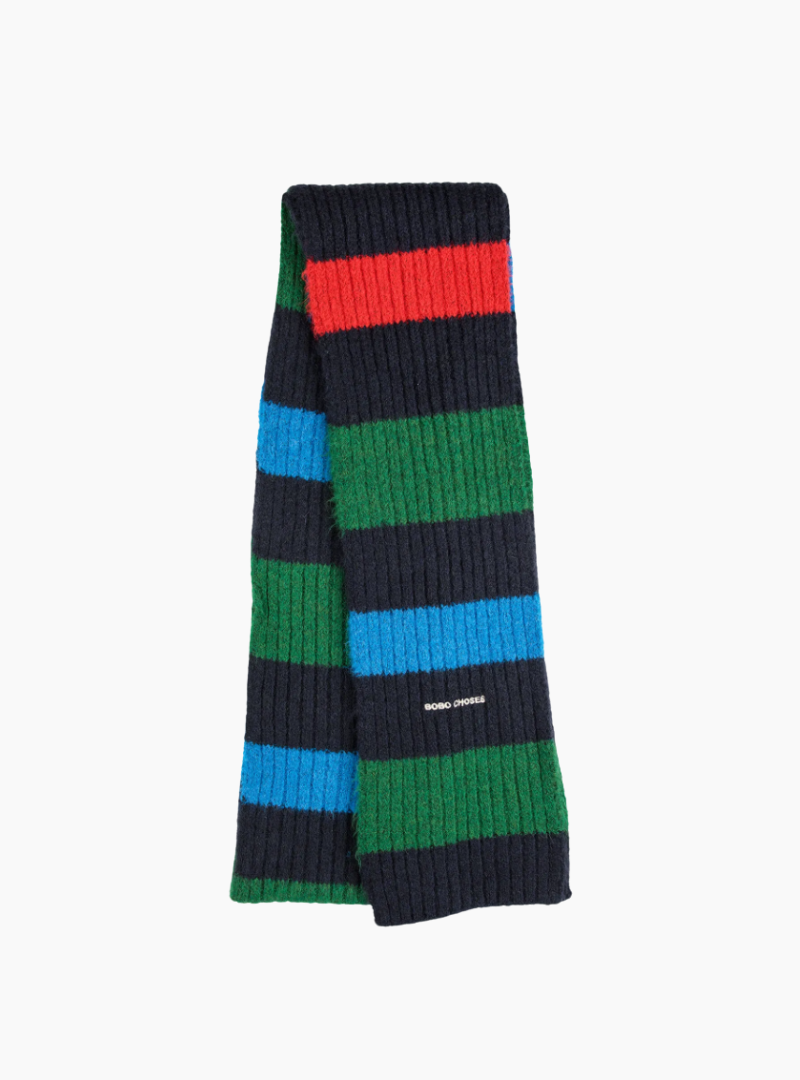 Bufanda multicolor a rayas