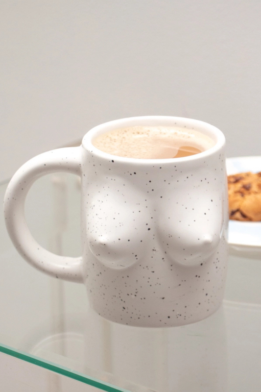 Taza pechos - blanca