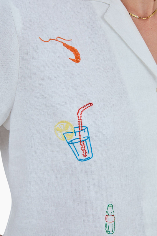 Blusa Aloha Chiringuito - off white