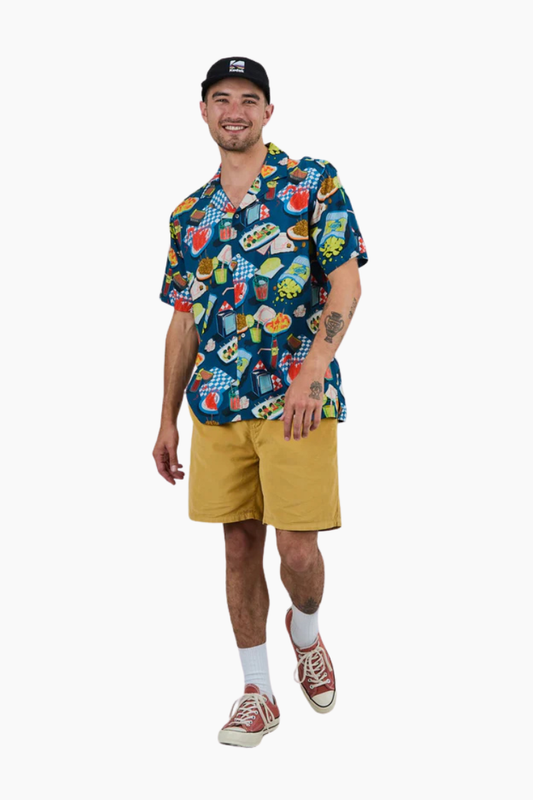Camisa Aloha Chiringuito azul