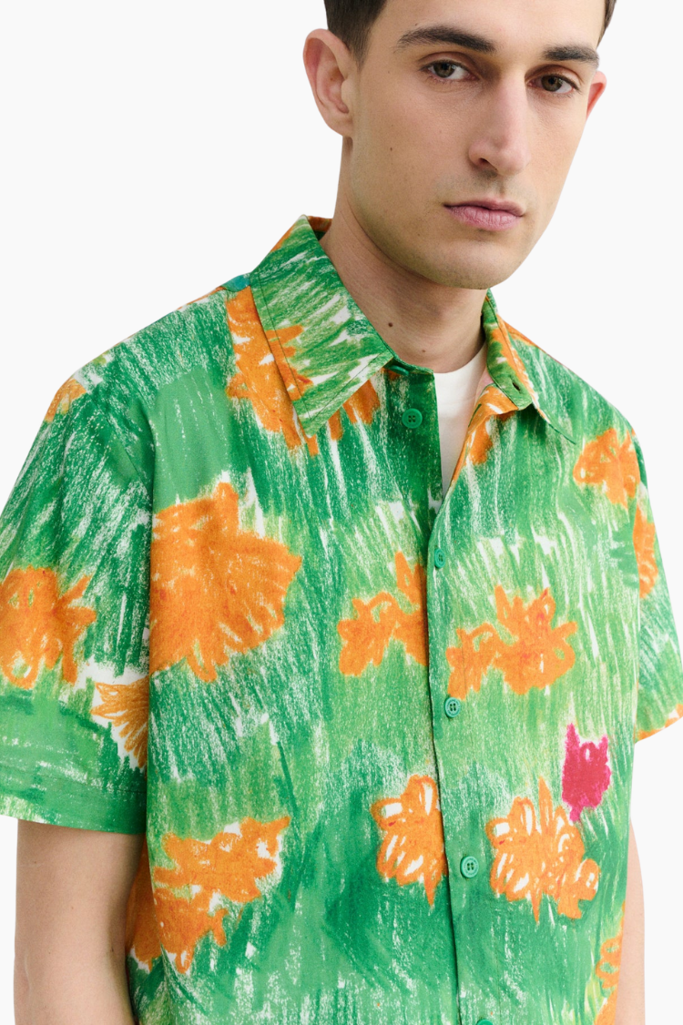 Camisa Crayon Paddy flores