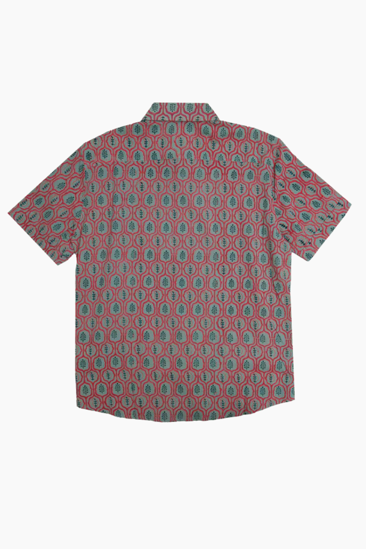 Camisa Hana - red / green