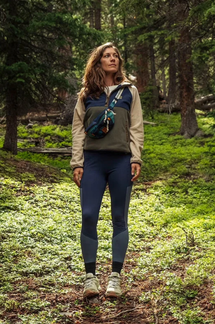 Riñonera Mountain Waist Pack - Mustard / Forest