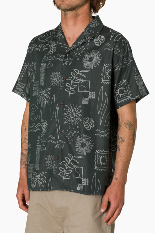 Camisa Habitat - Black Wash