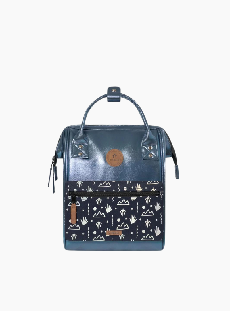 Mochila adventurer mini - metallic blue