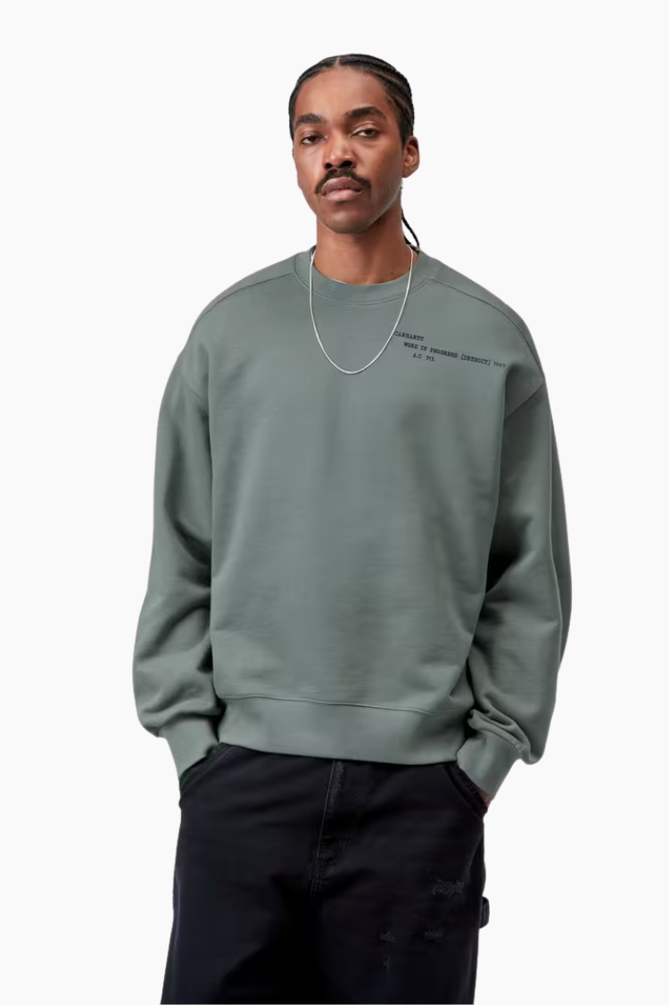 Sudadera Punched Sweatshirt - Velvet Green