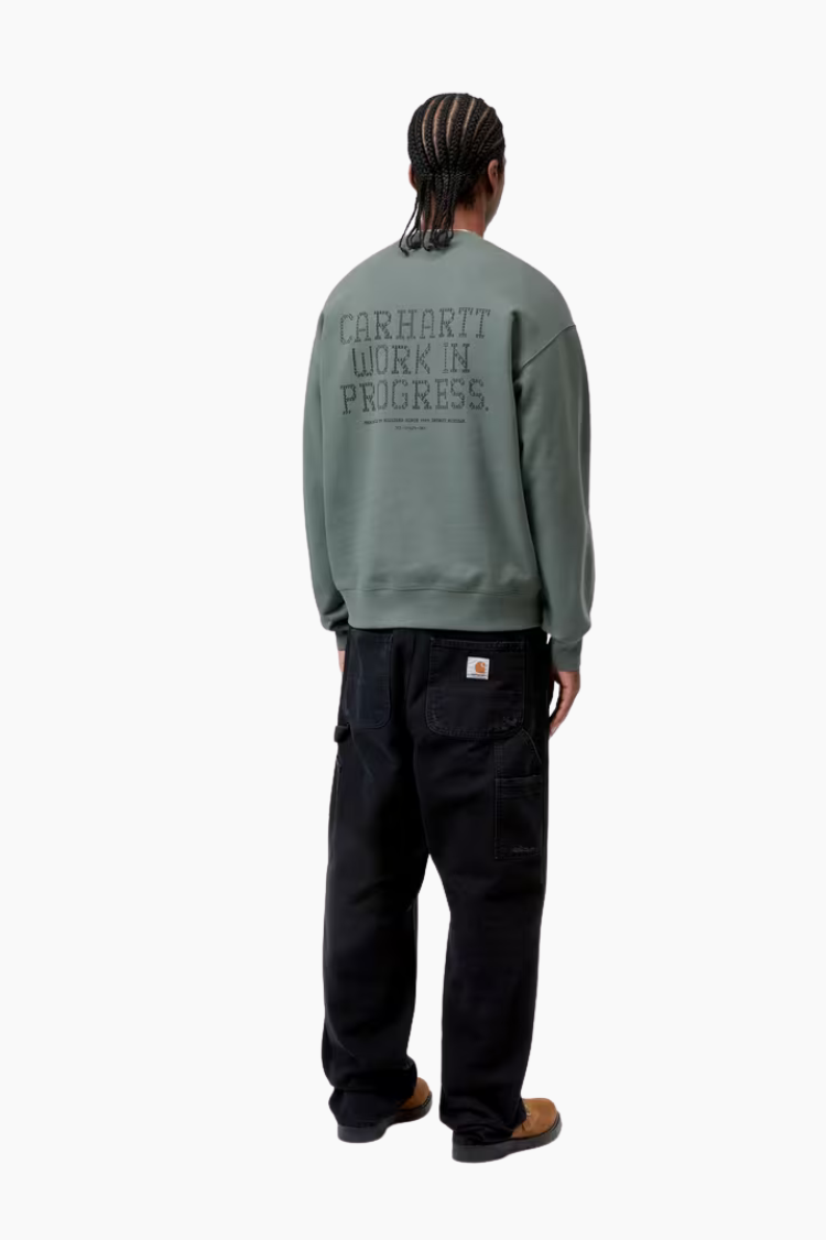 Sudadera Punched Sweatshirt - Velvet Green