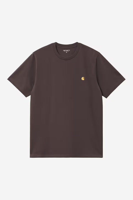 Camiseta Carhartt S/S Chase Shale / Gold