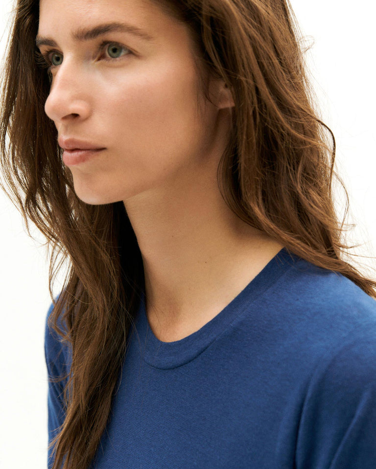 VESTIDO OUEME HEMP - BLUE NIGHT