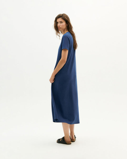 VESTIDO OUEME HEMP - BLUE NIGHT