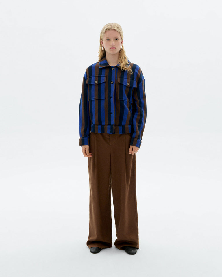 Chaqueta Frans Totenham rayas azules