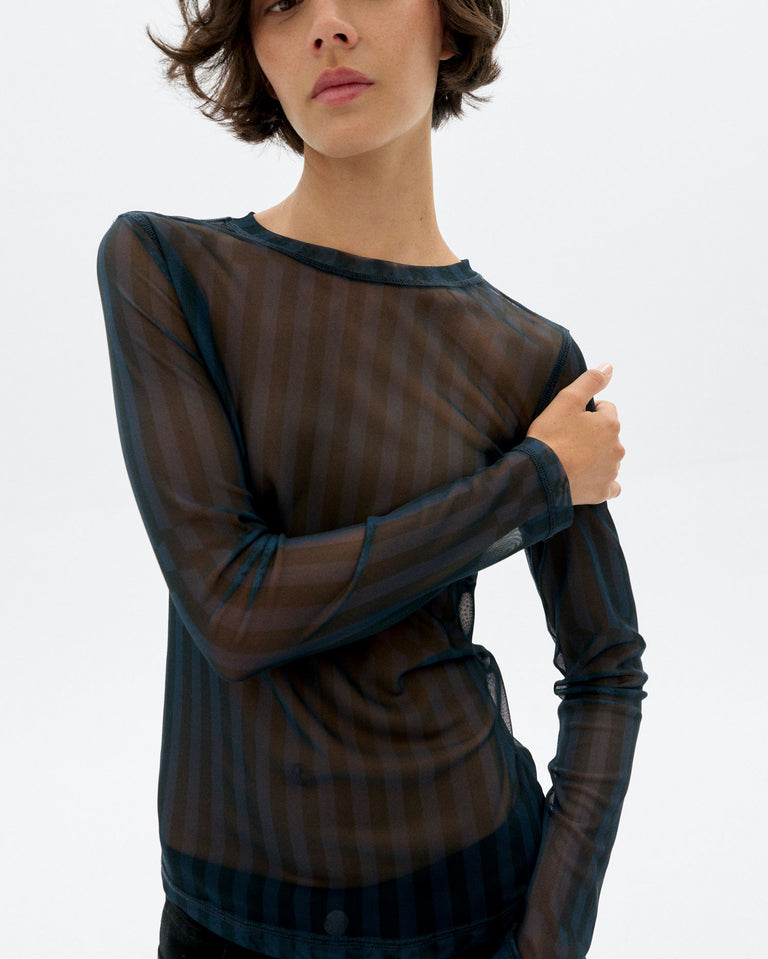 Top azul Esqué Tere