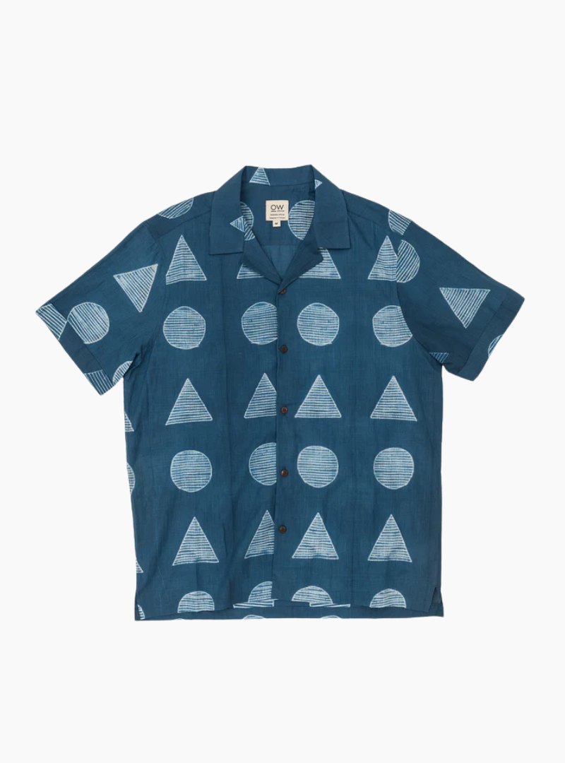 camisa otherwise sori shibori hombre algodon organico