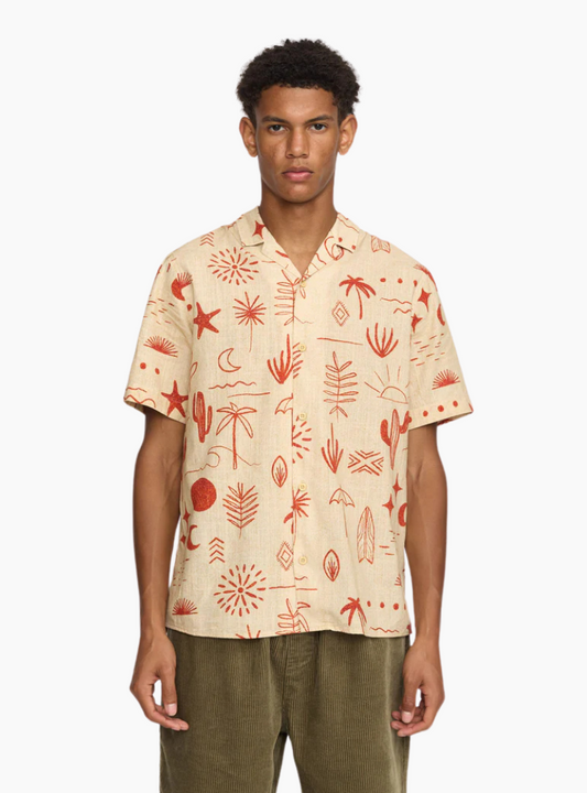 camisa revolution cuban desert hombre estampada verano