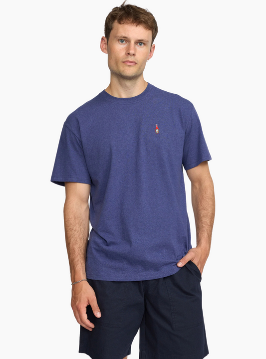 Camiseta Revolution KET Application Purple algodón orgánico con bordado en el pecho