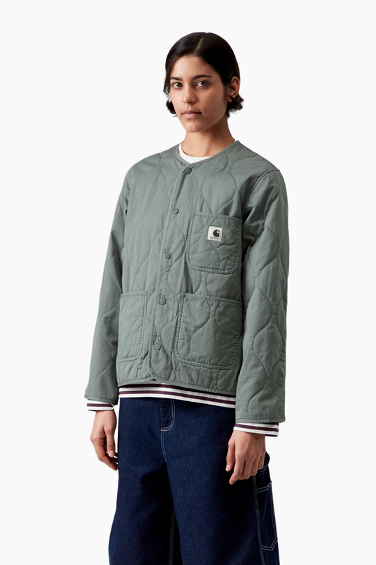 Chaqueta Carhartt WIP Kylan Liner acolchada verde estilo workwear