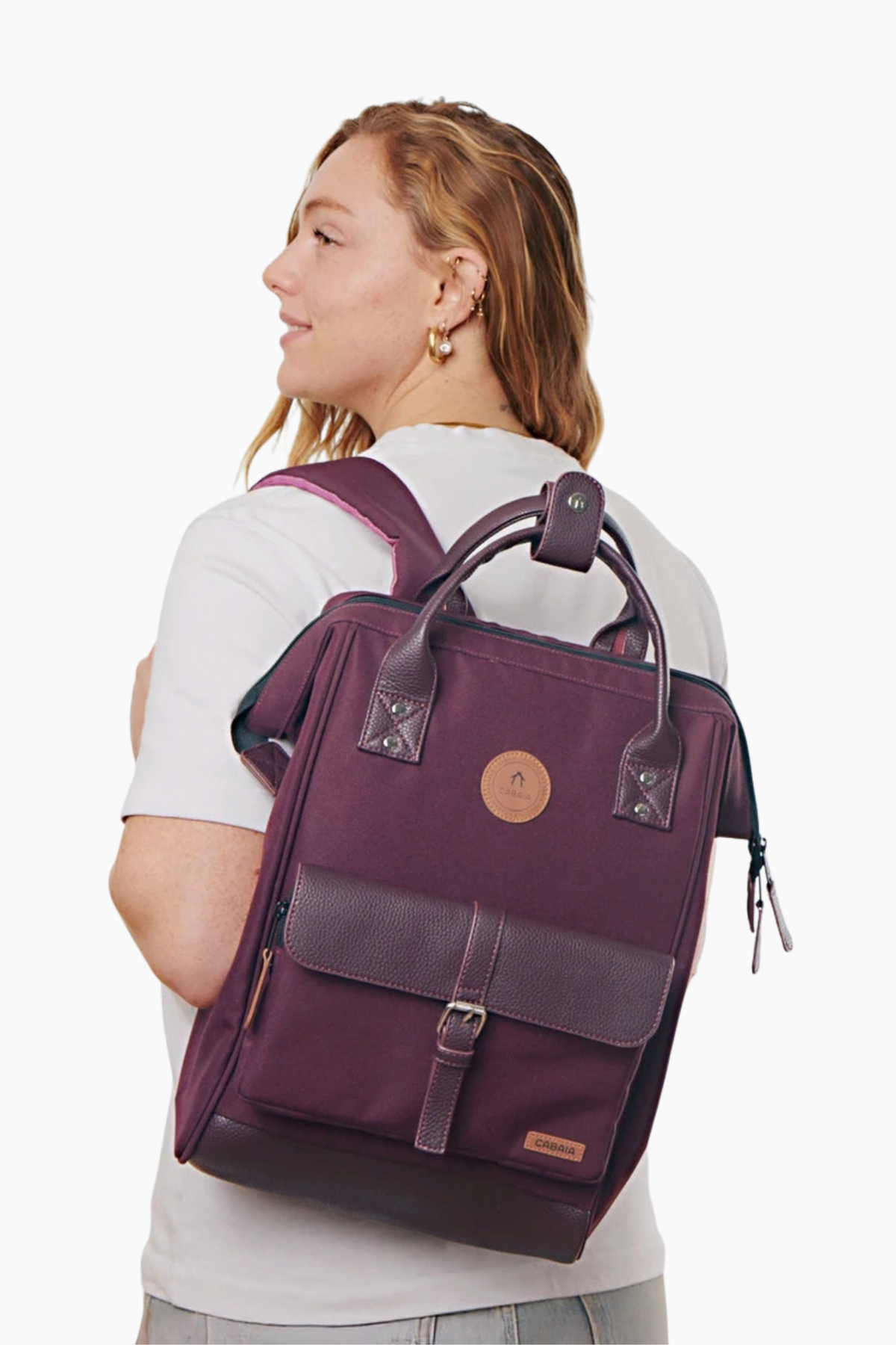 Mochila Adventurer Medium Norfolk - Burdeos