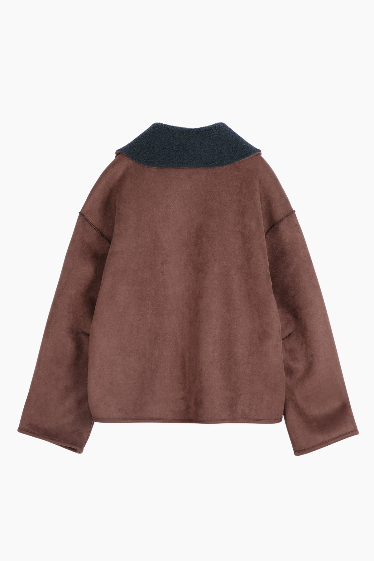 Chaqueta Reversible Soft Sherpa - Marrón / Marino