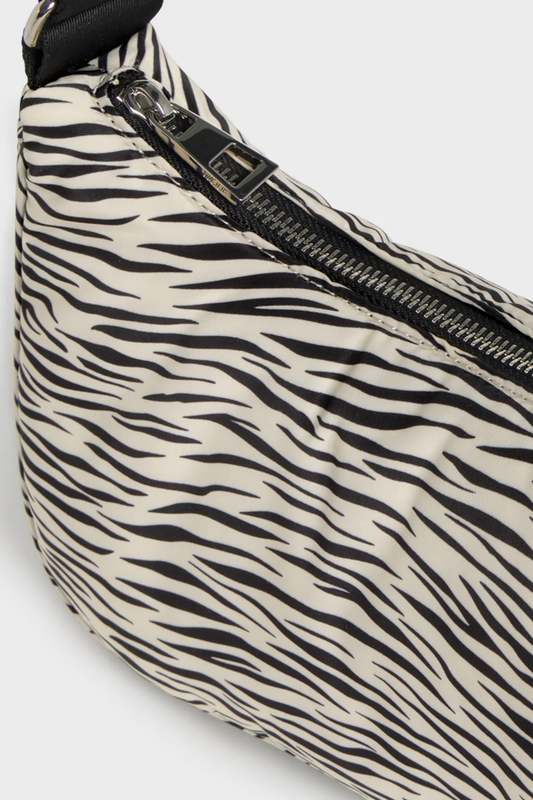 Bolso Bandolera Zebra Hit - Beige / Negro