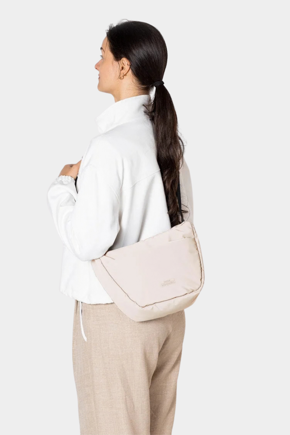 Bolso Adam Half-Moon Mini - Light Apricot
