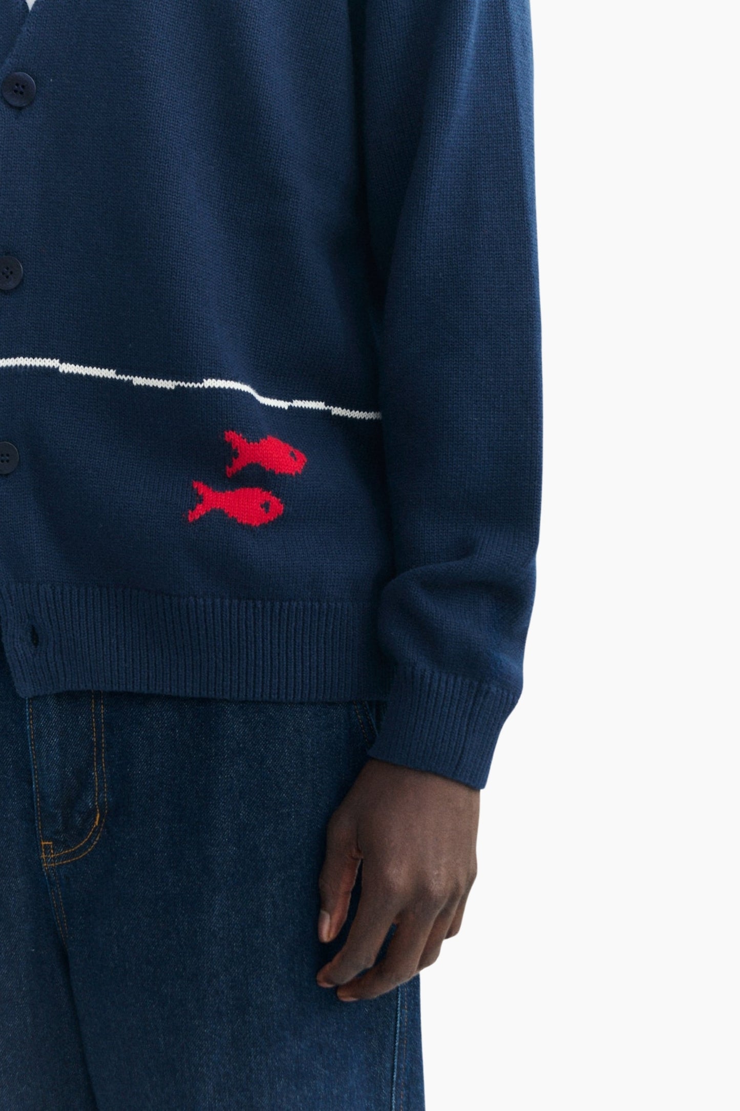 Cardigan Creed Pescadors - navy