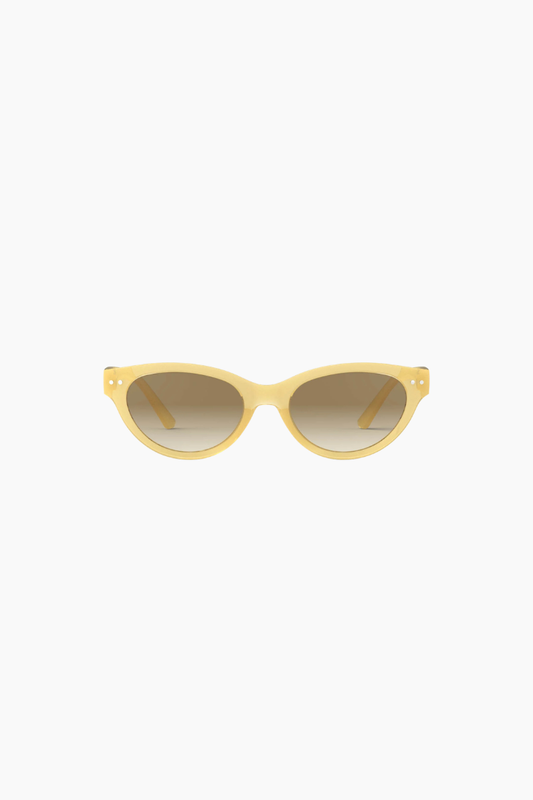 Gafas de sol IZIPIZI LUZ Pastry Dream beige semitranslúcidas estilo cat-eye