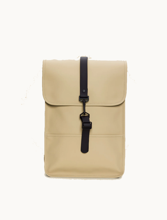 mochila rains backpack mini sand beige arena impermeable unisex