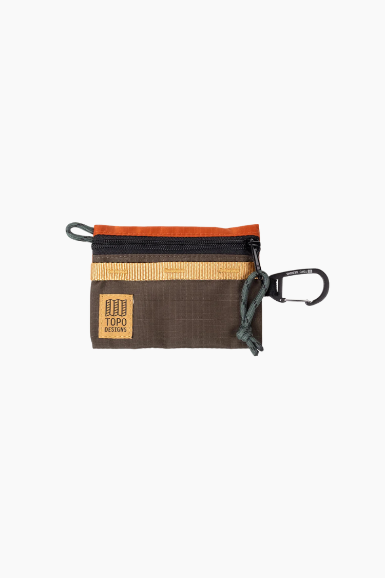 Monedero Topo Designs Mountain Accessory Bag Woodland Terracotta con arnés