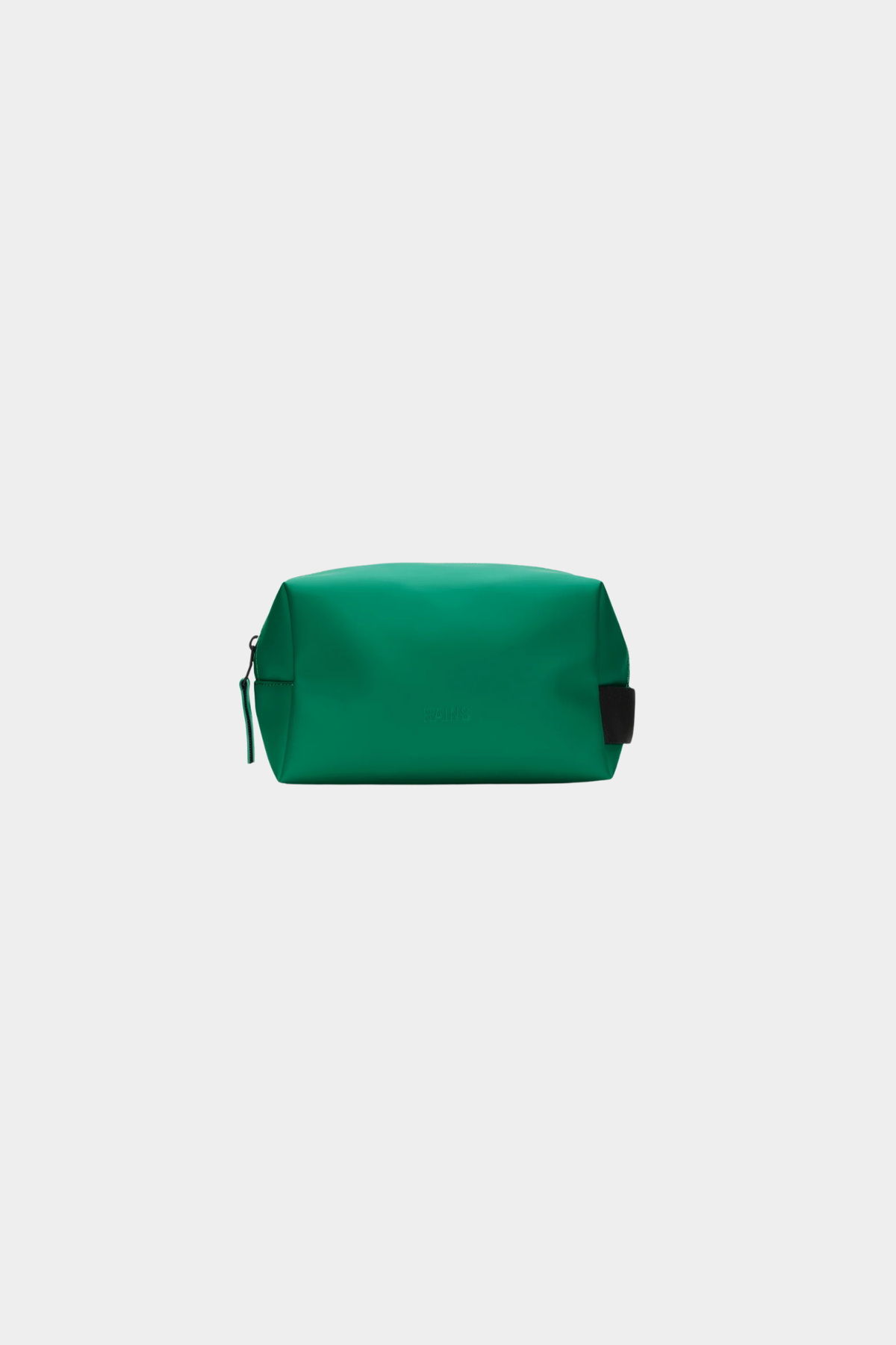 Neceser Rains Wash Bag Small Envy impermeable de 3 litros con cremallera recubierta y acabado verde intenso