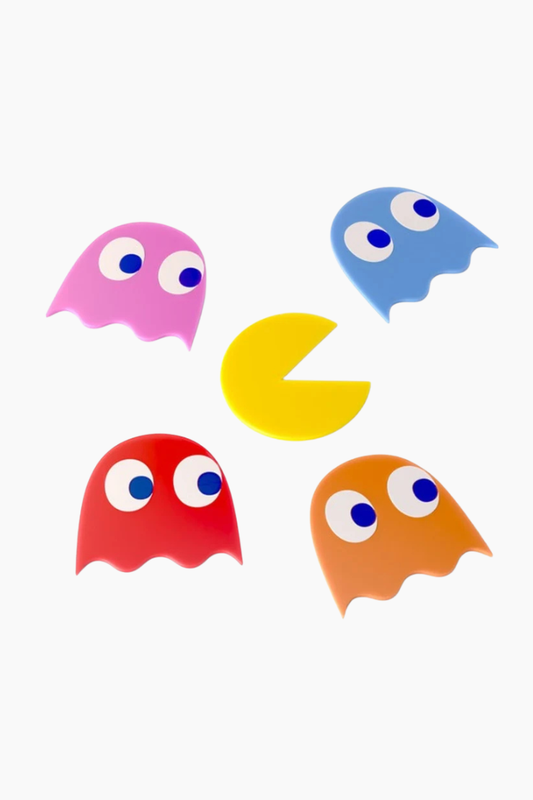 posavasos pacman balvi personajes arcade retro colores