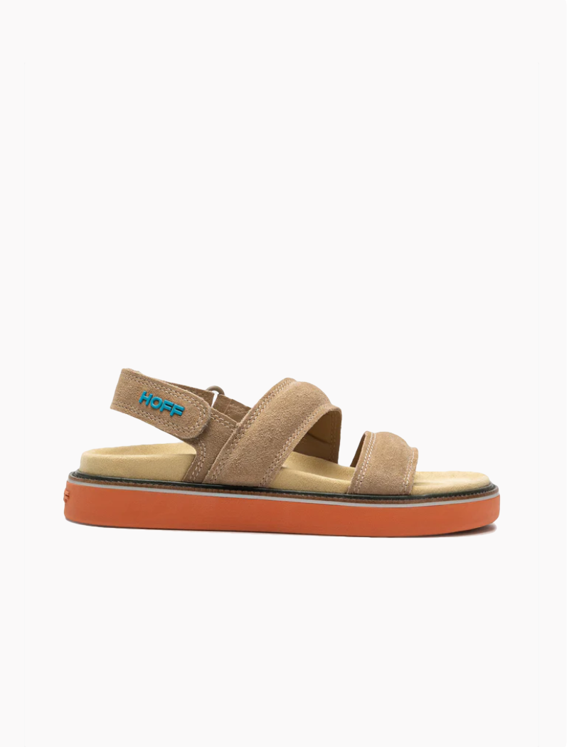 sandalia hoff road piel camel mujer