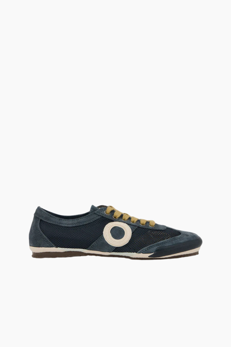zapatillas aro joaneta net deep azul oscuro hombre detalle beige