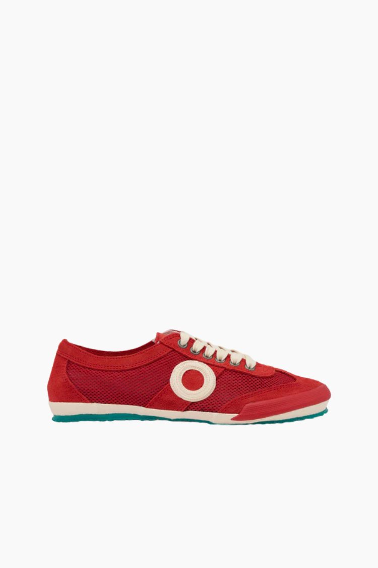zapatillas aro joaneta net lollipop rojas mujer ante malla