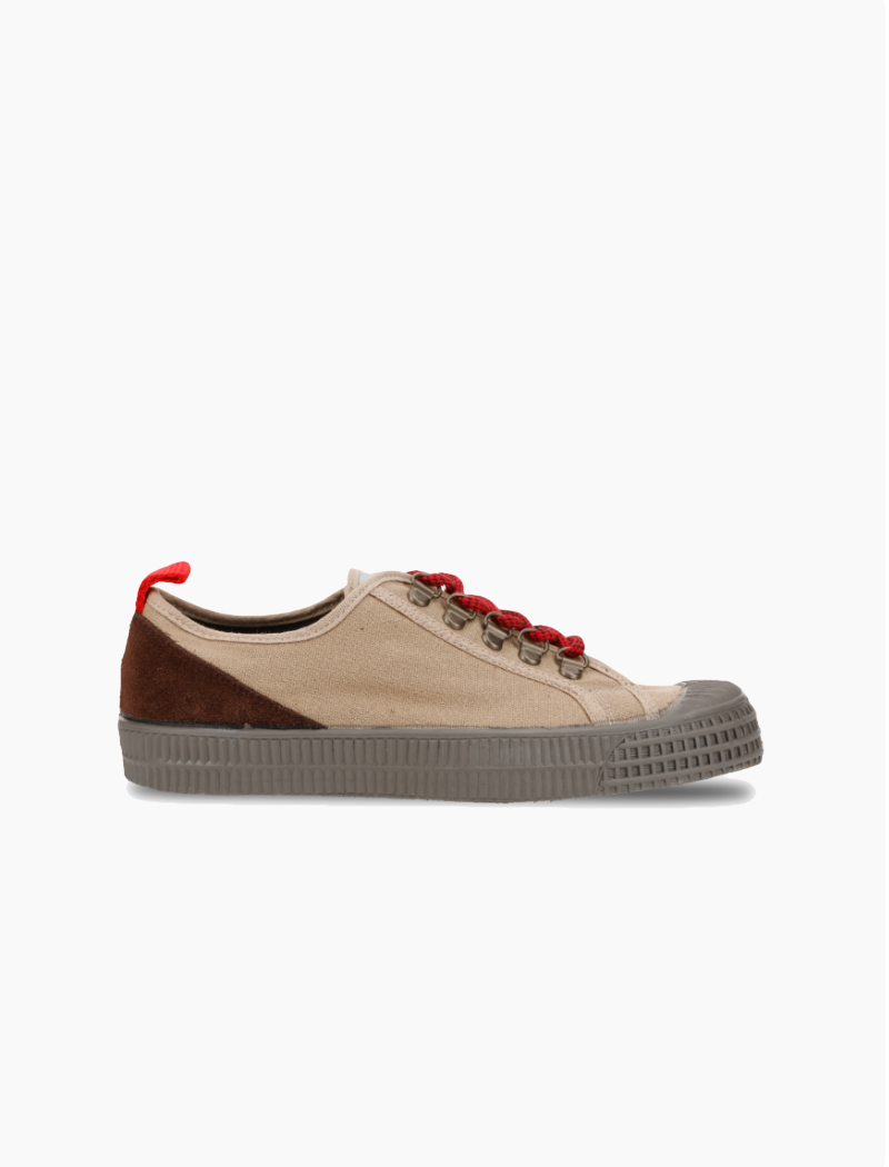 Zapatillas Novesta Star Master Hiker sezam grey unisex de lona y caucho natural