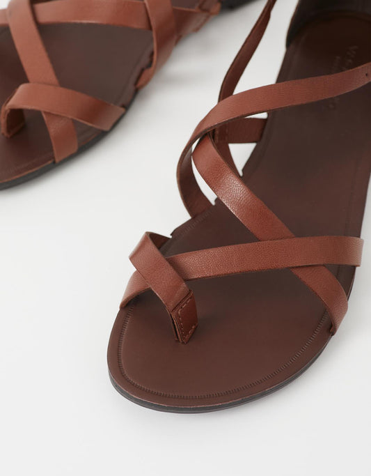 Sandalias Tia tiras - cognac - Tequila Sunset
