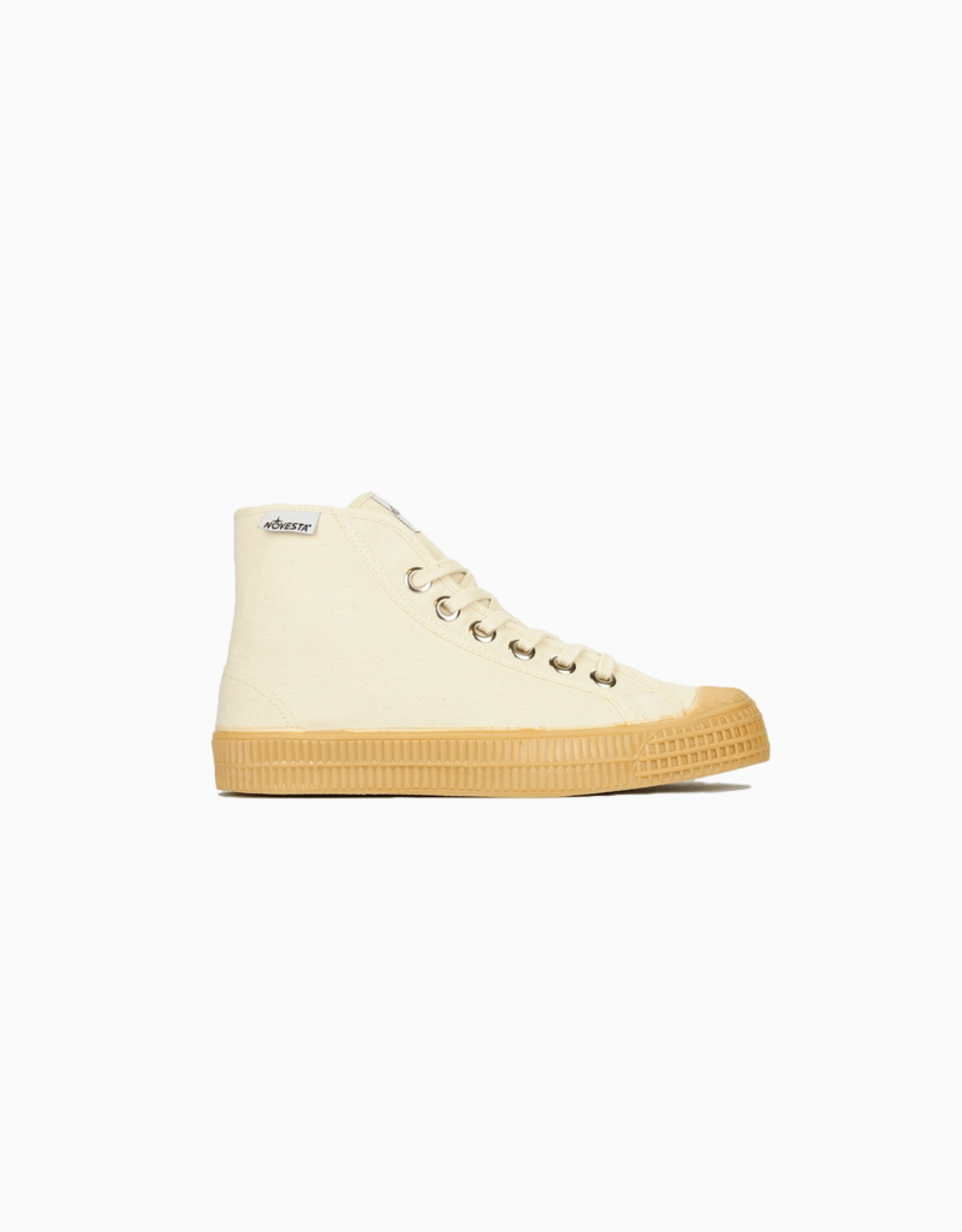 Zapatillas Novesta Star Dribble 99 Beige unisex de caña alta en lona